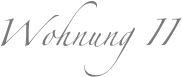 Wohnung II